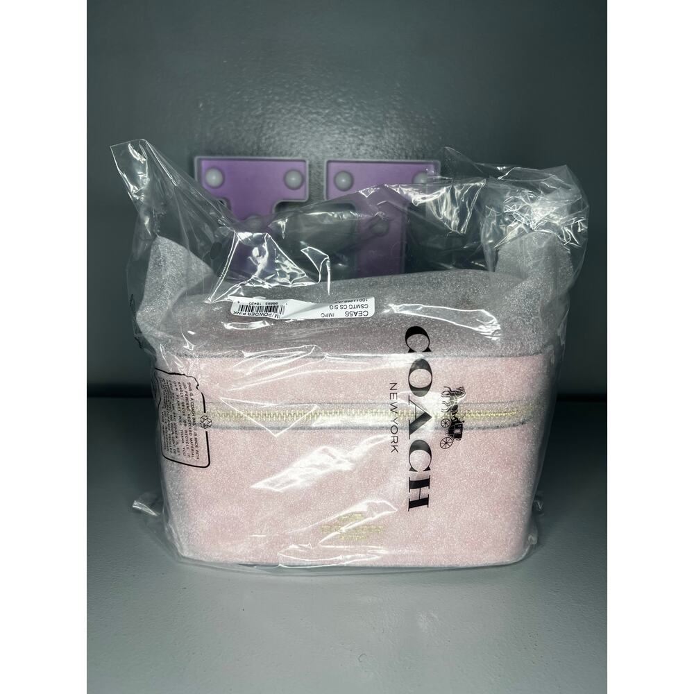 Coach Powder Pink Vanity Cosmetics Case - Picture 7 of 7